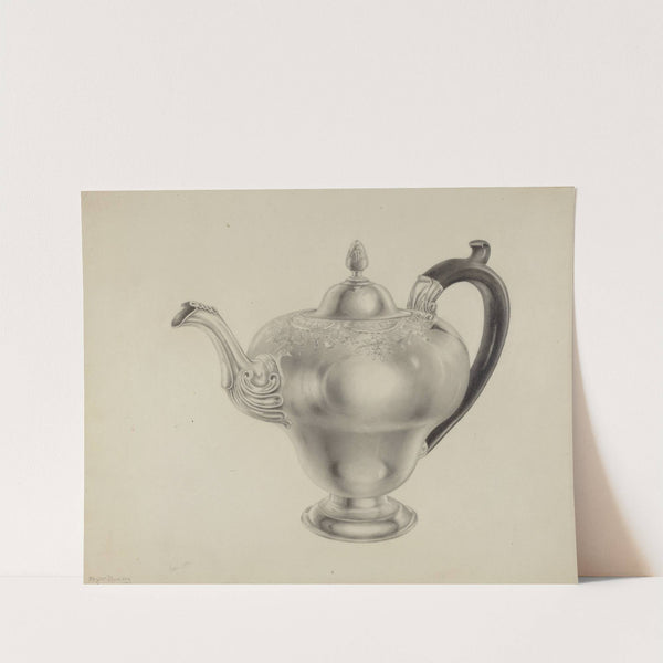 Silver Teapot (c. 1938) by Hester Duany