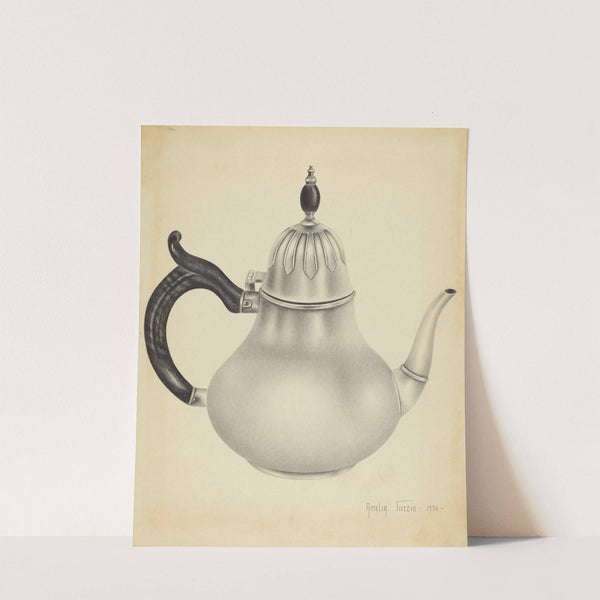 Silver Teapot by Amelia Tuccio