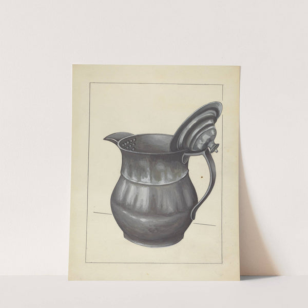 Silver Teapot by Jules Lefevere