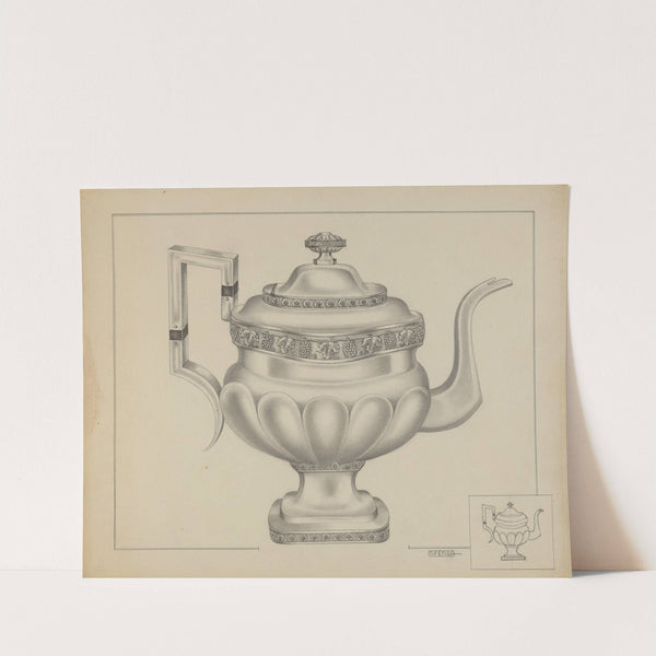 Silver Teapot by Michael Fenga