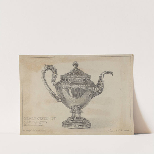 Silver Teapot by Vincent Carano