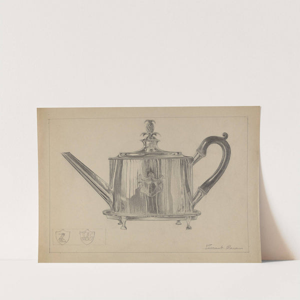 Silver Teapot by Vincent Carano