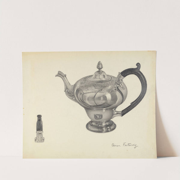Silver Teapot by Aaron Fastovsky