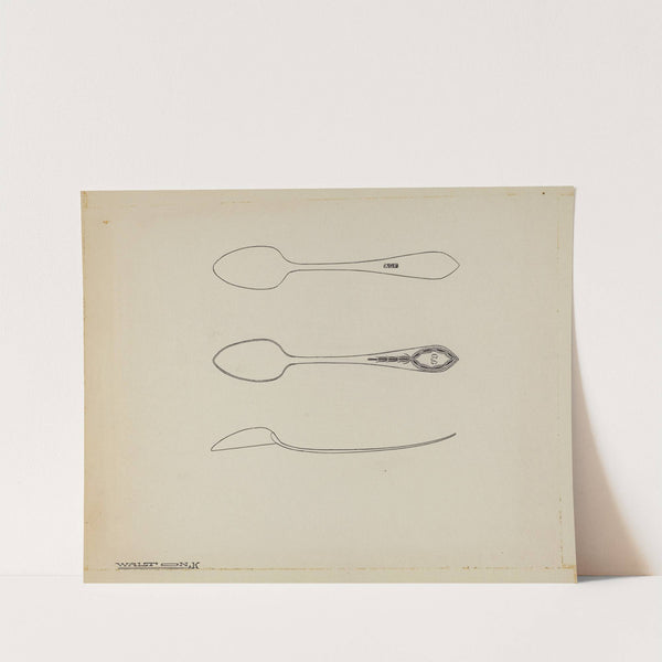 Silver Teaspoon by Kalamian Walton