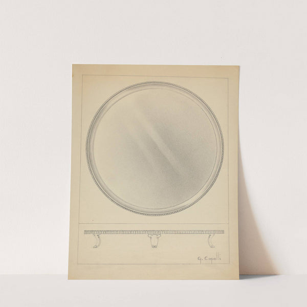 Silver Tray by Giacinto Capelli