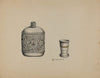 Silver Whiskey Flask