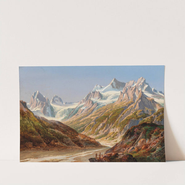 Silvretta Mountain Landscape with Schattenspitze and Eckhorn by Ignaz Dorn