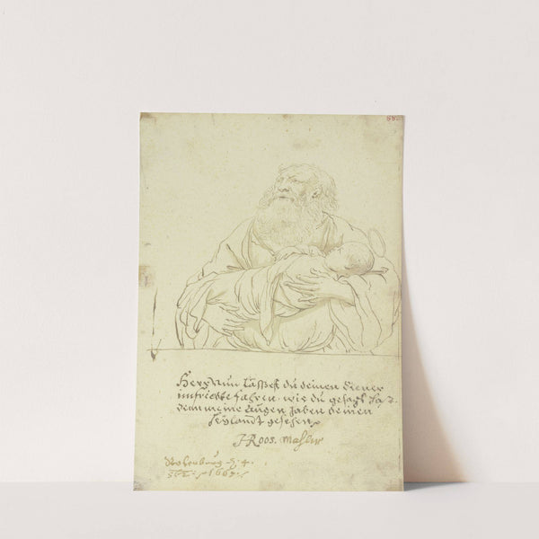 Simeon mit dem Jesusknaben im Arm (1667) by Johann Heinrich Roos