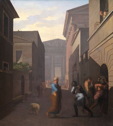 Simo and his former slave Sosia. From Terence´s Andria. (1803)