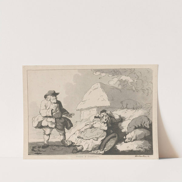 Simon & Iphigenia by Thomas Rowlandson