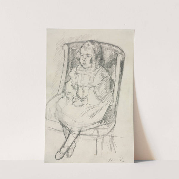 Simone Seated (c. 1903) by Mary Cassatt