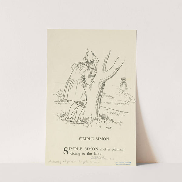Simple Simon. by Leonard Leslie Brooke
