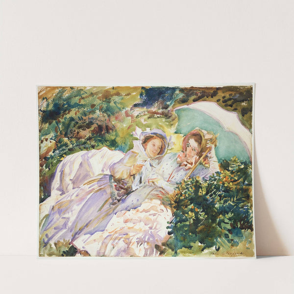 Simplon Pass; The Tease by John Singer Sargent