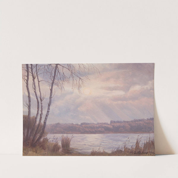 Simssee-Abend (1943) by Michael Licklederer