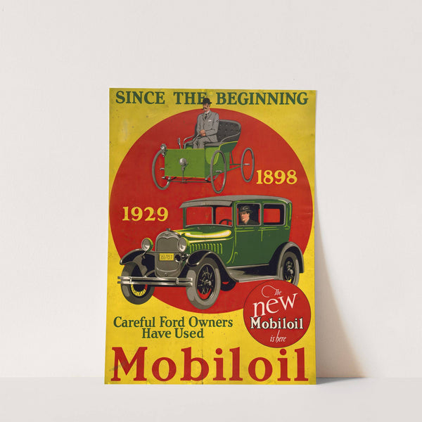 Since the beginning careful Ford owners have used Mobiloil-The new Mobiloil is here by Anonymous
