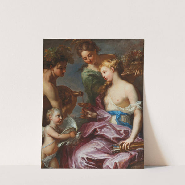 Sine Cerere et Baccho friget Venus by Jan van Dalen