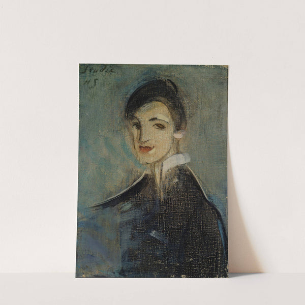 Singer In Black by Helene Schjerfbeck