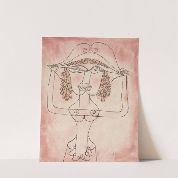 Singer of the Comic Opera by Paul Klee