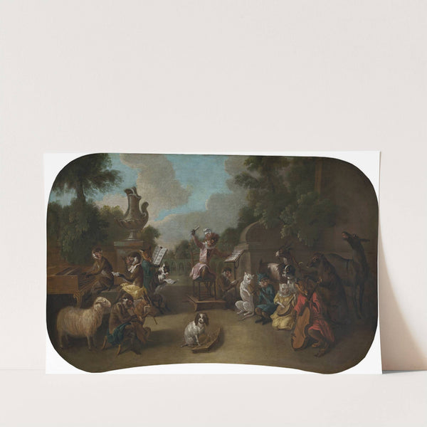 Singerie – The Concert (c. 1739) by Christophe Huet