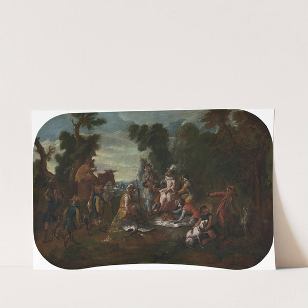 Singerie - The Picnic by Christophe Huet