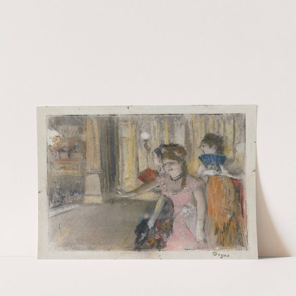Singers on the Stage (1877–1879) by Edgar Degas