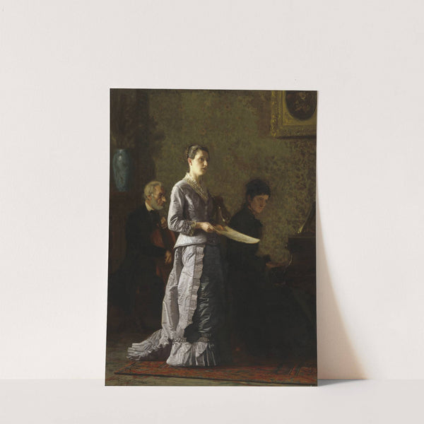 Singing a Pathetic Song by Thomas Eakins