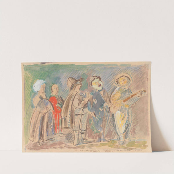 Singing boys by Zygmunt Waliszewski