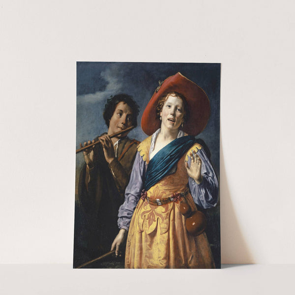 Singing Shepherdess with Shepherd (1630) by Johannes Paulus Moreelse