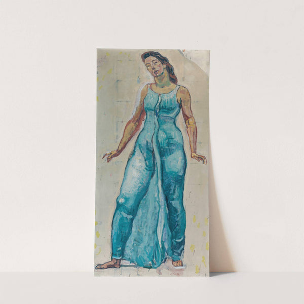 Single Figure Study For ‘gaze Into Infinity’ by Ferdinand Hodler