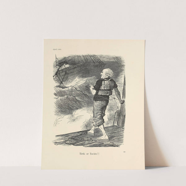 Sink or Swim!! by Sir John Tenniel