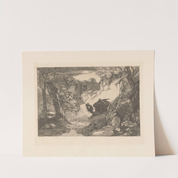 Sint Joris en de Draak. by Johannes Josephus Aarts