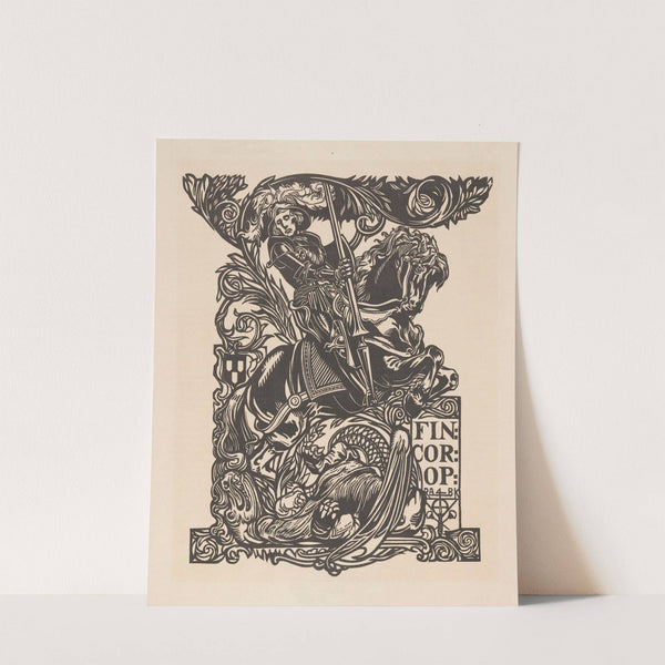 Sint Joris en de draak (1924-1925) by Johannes Josephus Aarts