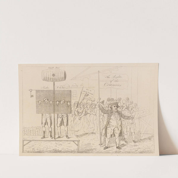 Sir Cecil Wray in the pillory (1783) by Thomas Rowlandson