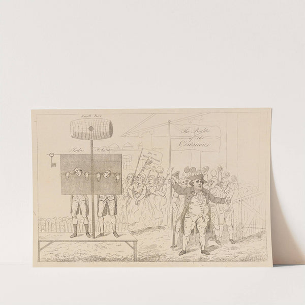 Sir Cecil Wray in the pillory (1783)
