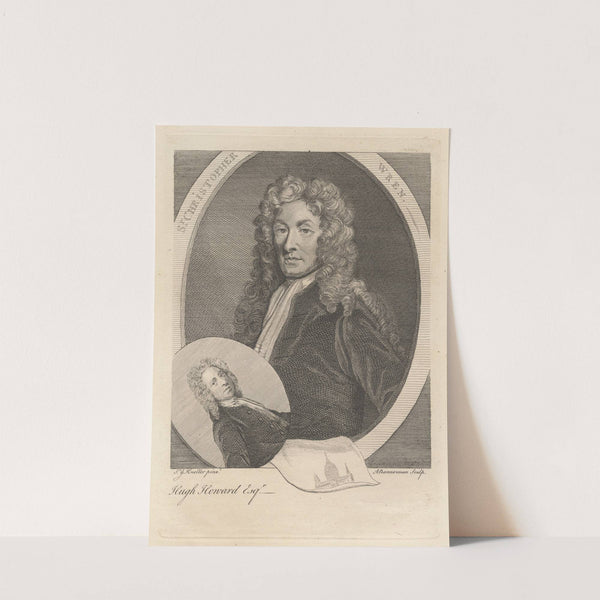 Sir Christopher Wren and Hugh Howard by Alexander Bannerman