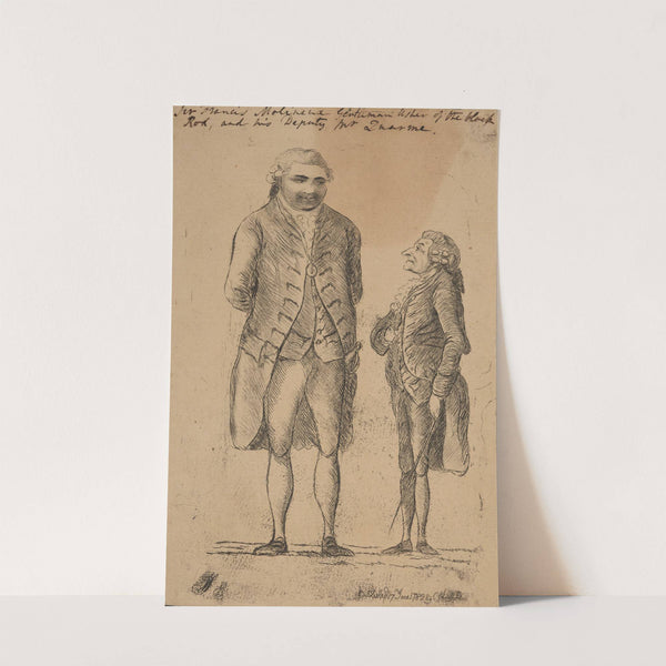 Sir Francis Molyneux and Mr. Quarme (1782) by James Sayers