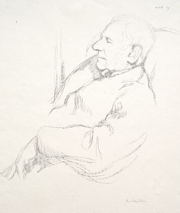 Sir Francis Seymour Haden Asleep