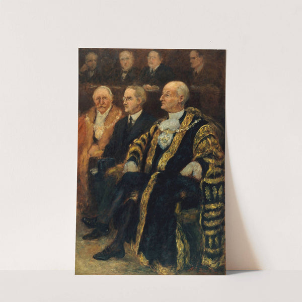 Sir George Broadbridge, Réception officielle à l’Hôtel de Ville, du maire de Londres , le 18 juin 1937 by Noël Dorville