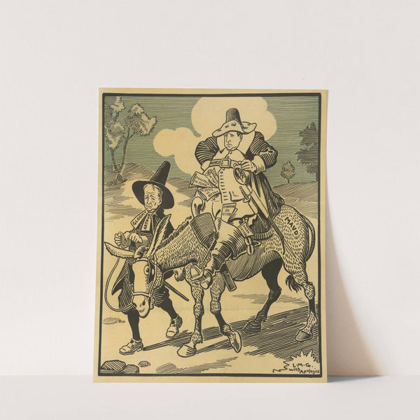 Sir Hudibras (1908) by Louis Glackens