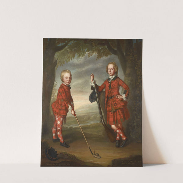 Sir James Macdonald 1741 - 1765 and Sir Alexander Macdonald 1744 - 1810 by William Mosman