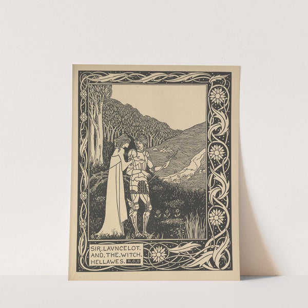 Sir Launcelot and the Witch Hellawes (1893-1894) by Aubrey Vincent Beardsley