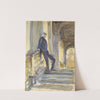 Sir Neville Wilkinson On The Steps Of The Palladian Bridge At Wilton House by John Singer Sargent