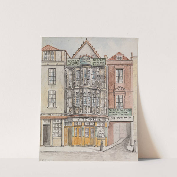 Sir Paul Pindar's House, Bishopsgate Street by Thomas Hosmer Shepherd