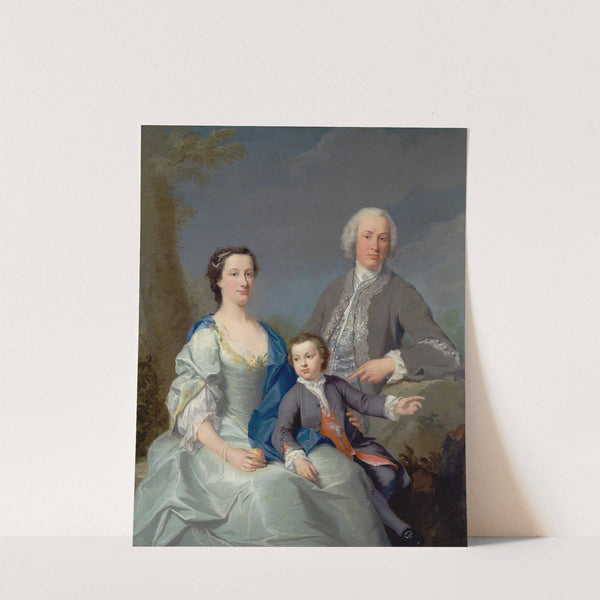 Sir Robert and Lady Smyth with Their Son, Hervey by Andrea Soldi
