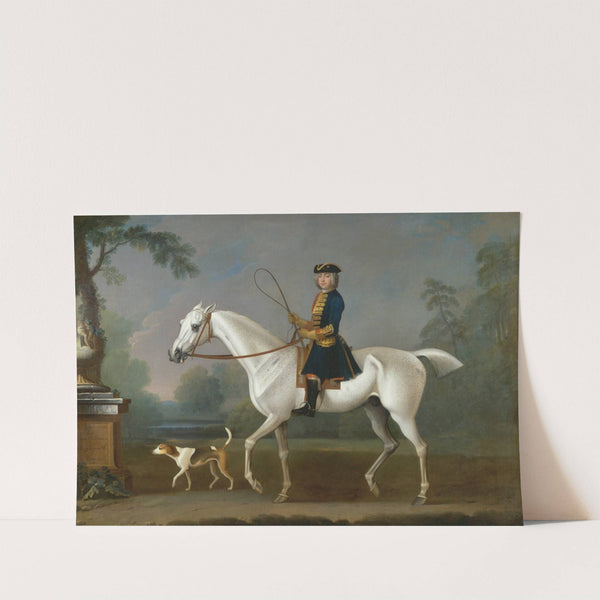 Sir Roger Burgoyne Riding ‘Badger’ by James Seymour