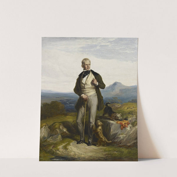 Sir Walter Scott, 1771 - 1832. Novelist and poet by Sir William Allan