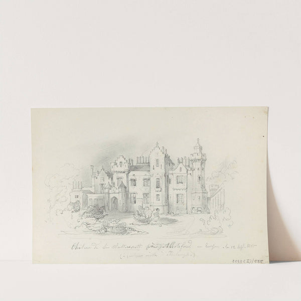 Sir Walter Scott's Castle in Abbotsford, Scotland by Nicaise De Keyser