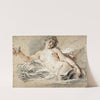 Sirène couchée sur un dauphin (1748) by François Boucher