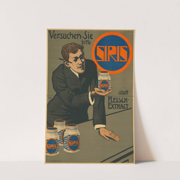 SIRIS statt Fleisch-Extrakt (1902) by Edmund Edel