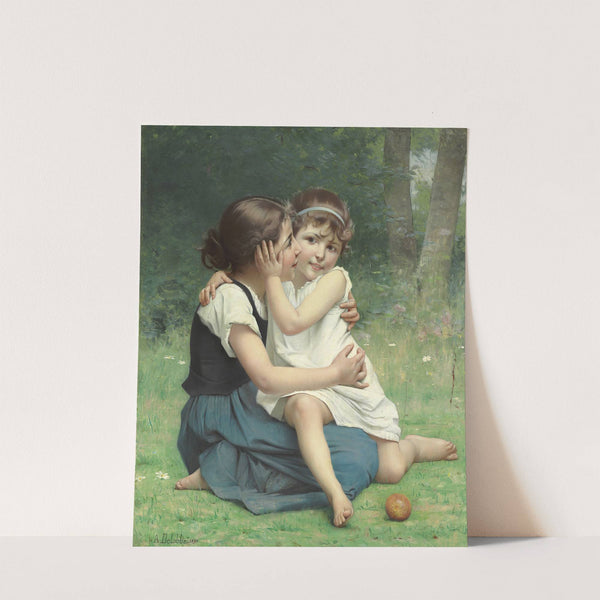 Sisterly Love (1892) by François Alfred Delobbe